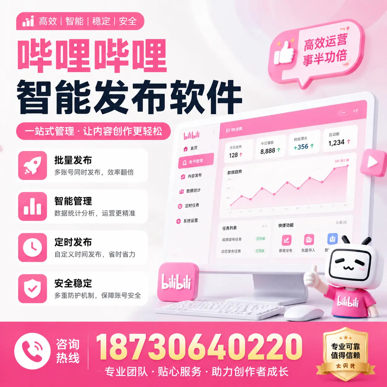 如何评估哔哩哔哩智能发布软件的ROI？渭南 企业必读